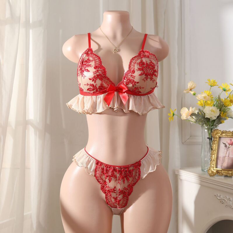 2026 Spring/Summer New Cross-Border Trade European and American Heavy Embroidery Luxurious Lace Sexy Tempting Bra Set 2026 Spring/Summer New Cross-Border Trade European and American Heavy Embroidery Luxurious Lace Sexy Tempting Bra Set