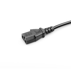 1.5-meter US standard three-prong pinyin character tail power cord for computer, host, printer, and monitor, three-core US plug adapter cord