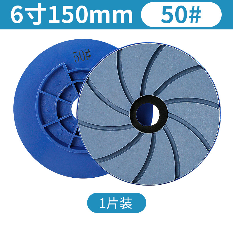 Hoja de pulido de diamante mármol piedra británica granito cerámica renovación Caracol hebilla biselado engrosado hoja de molienda