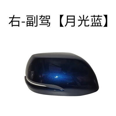 Rearview Mirror Housing 12 Models: Rear mirror/rearview mirror assembly - right-passenger-hand-drive-shell-moonlight-blue