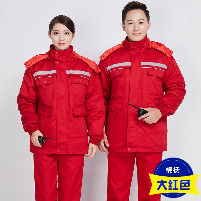 invierno antiestático ropa de trabajo chaqueta de algodón estación de servicio de petróleo y petroquímico ropa de algodón construcción de gas explosión ropa de algodón química