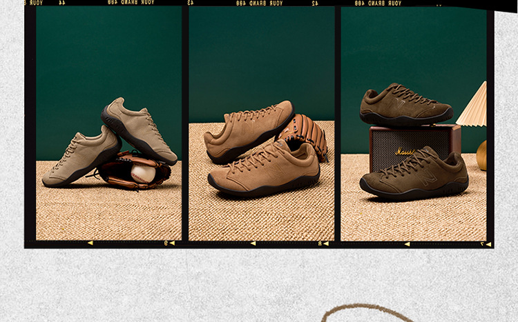 Giày sneaker nam nữ phong cách Đức Huấn luyện retro đế êm, phối màu cổ điển — 239 Đỏ Rượu chi tiết 8