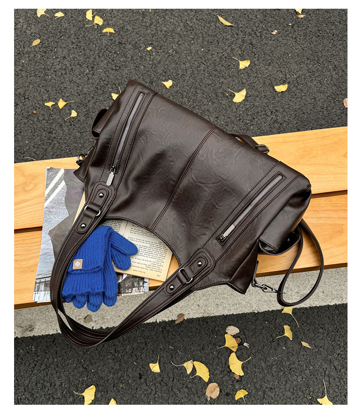 Vintage Damentasche Für Den Alltag Große Schultertasche Shopper_voghion.com