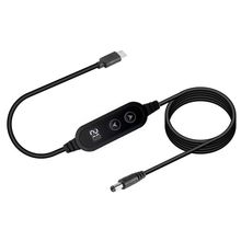 65W笔记本电脑适配器PD诱骗快充转换线TYPE-C转圆口DC电源转接头