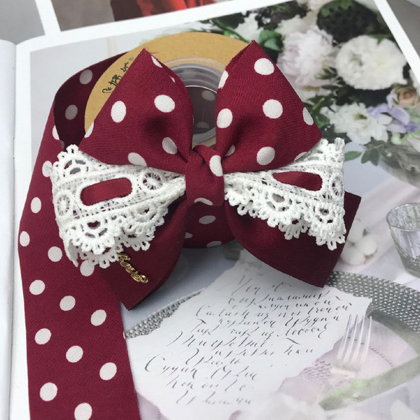 Classic double-sided shiffon hair band