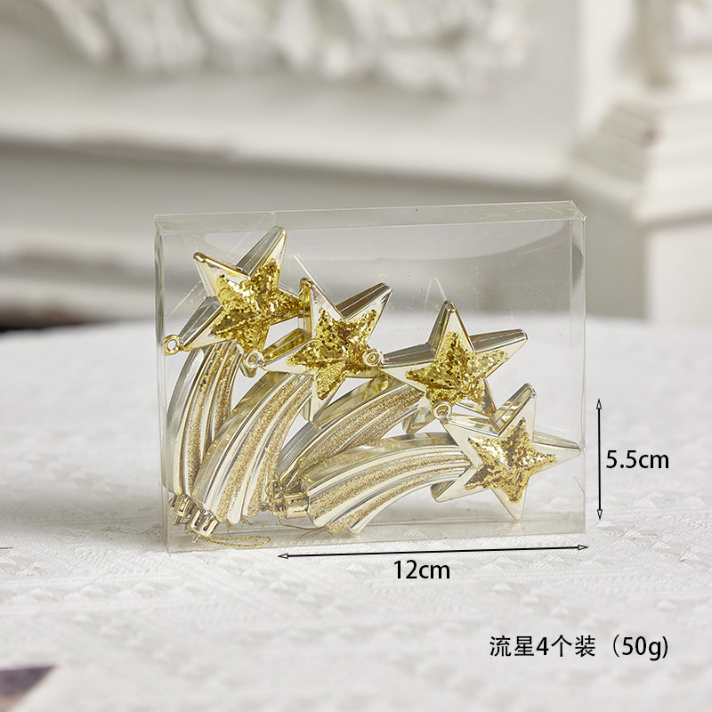 4 paquetes de meteoritos dorados