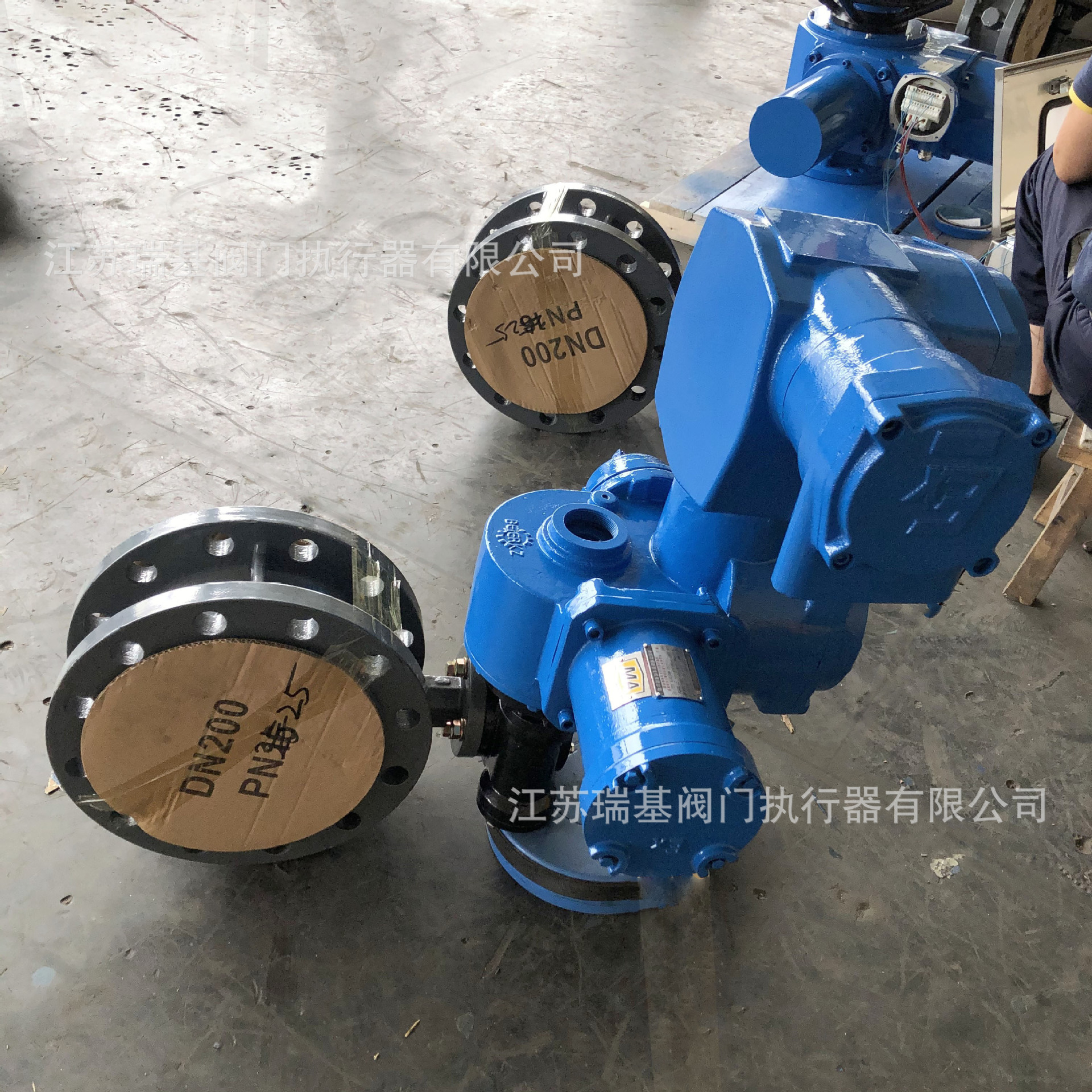 DN350矿用带煤安证电动蝶阀WSD94F-10Q DN350 球墨铸铁 软密封