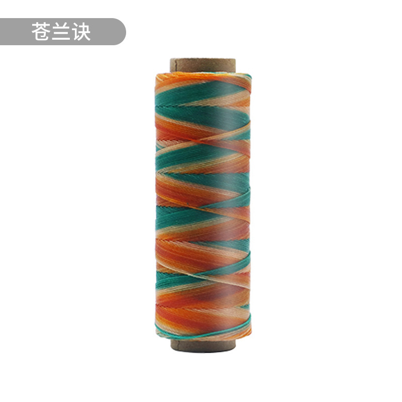高級セクション染めラウンドワックス糸手作り DIY 編み糸 0.25 ミリメートル 0.35 ミリメートル 0.45 ミリメートルネックレスブレスレット diy 材料|undefined