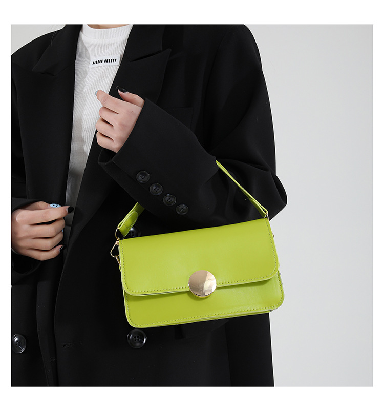 461g Weight Magnetic Buckle Closure Type Single Shoulder Strap Strap Type Crossbody Bag Bags Type Daily Occasion Pu Leather Material Solid Color Pattern All Seasons Season Women's Gender Classic Style Style Square Shape Small Size Women's Small Pu Leather Solid Color Classic Style Square Magnetic Buckle Crossbody Bag 1