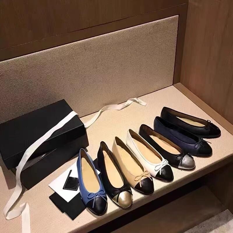 ハイバージョン Xiaoxiangfeng シングルシューズ女性の弓バレエシューズ 2025 新カラーマッチングラウンドトゥフラットシューズ浅い口の女性の靴|undefined