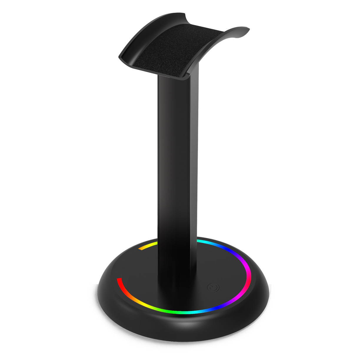 Soporte para auriculares transfronterizo con luz, captación de sonido, soporte de pantalla digital para computadora de escritorio, gancho para la oreja desmontable