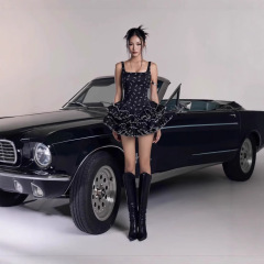 ベトナムニッチデザイン甘辛スタイル痩身春夏レトロスタイルプリントサスペンダースリムふわふわAラインケーキ