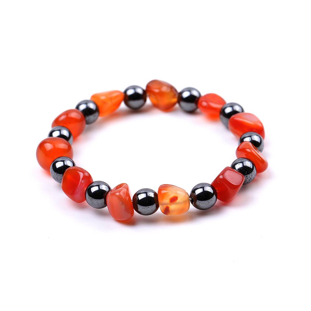 IG Style Simple Style Geometric Beaded Agate Handmade Unisex Bracelets display picture 4