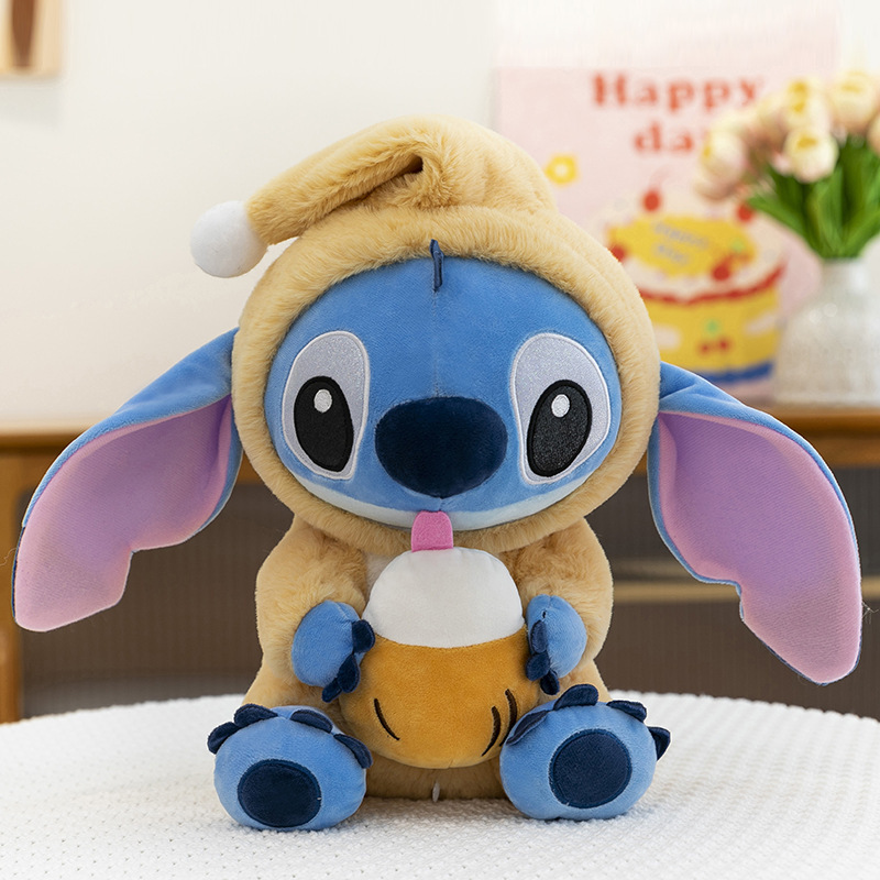 新しい変身ステッチぬいぐるみアイスクリームスティッチ人形人形子供用枕ホームデコレーション|undefined