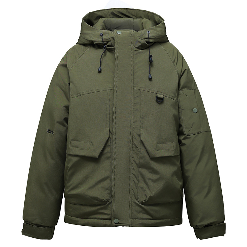 Área de asalto al aire libre para hombres y mujeres en invierno 2025 nueva ropa de algodón caliente a prueba de viento ropa de trabajo chaqueta casual abrigo de moda image 6