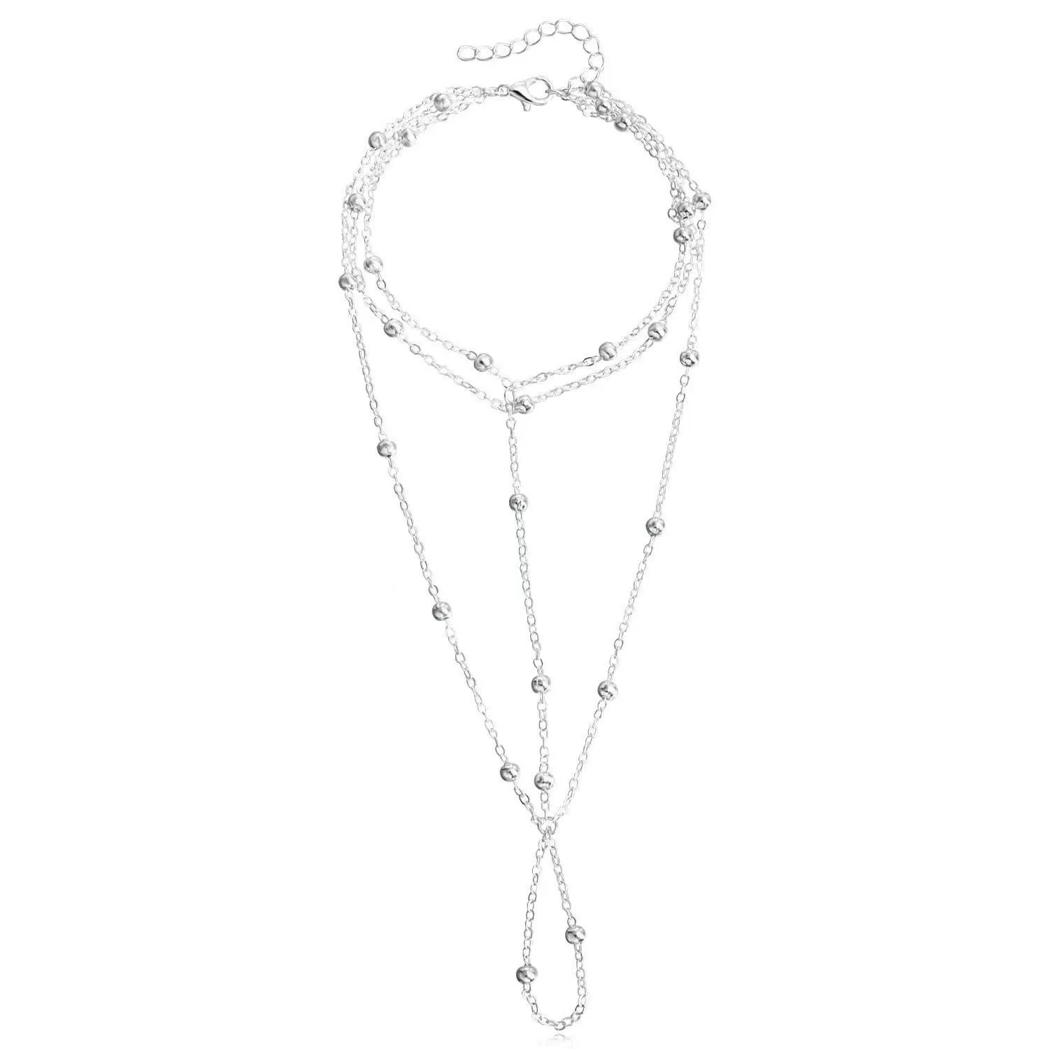 Ретро модная anklet браслет с кисточками, металлическая цепь, косплей