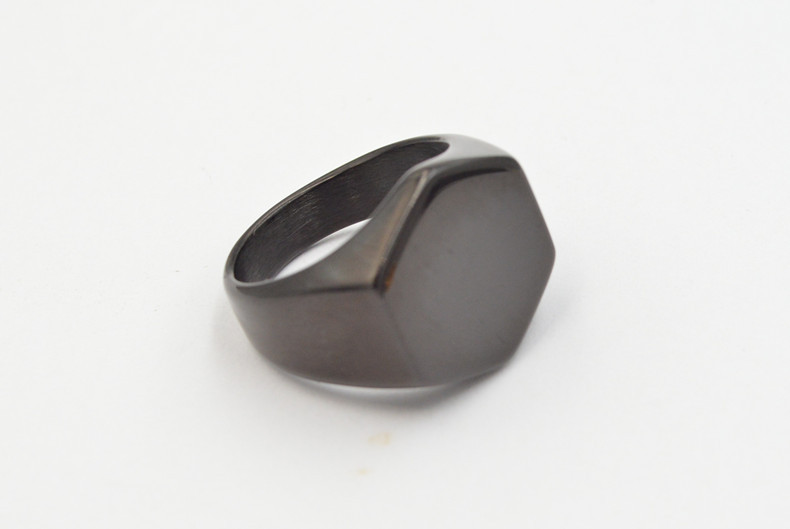 13g Weight Rings Classification 11, 12, 7 Ring Size 1 Piece Quantity Holiday, Daily Occasion Titanium Steel Material Geometric Pattern Unisex Gender Polishing Design Retro, Simple Style Style Retro Simple Style Geometric Titanium Steel Polishing Unisex Rings 6