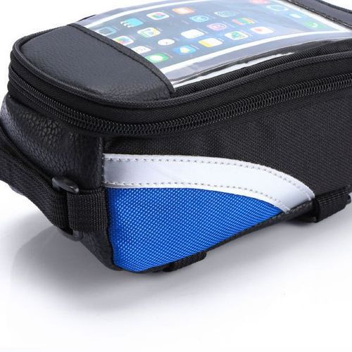 Bicycle bag Water-repellent touch screen mobile phone bag Outdoor bicycle bag Portable mountain bike front bag Saddle bag Cross-border