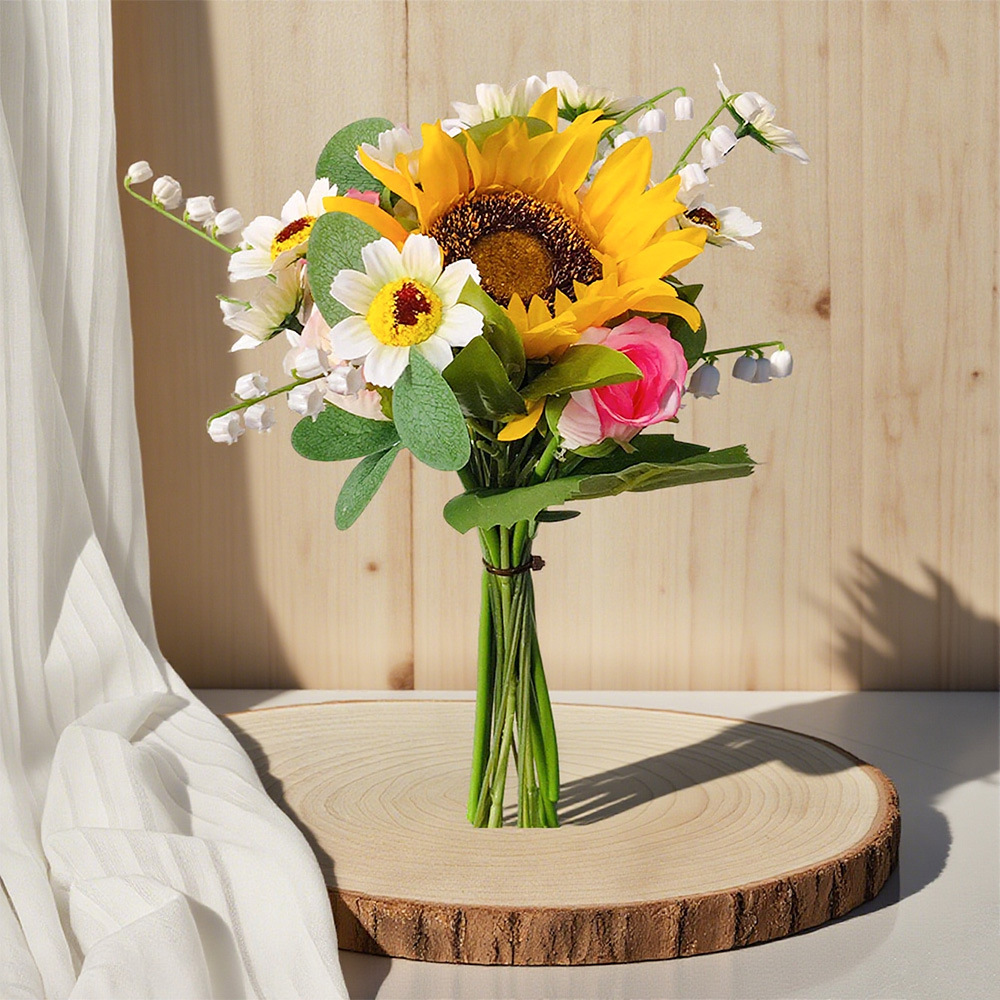 Girasoles Gerson Handle Bouquet, 110g30CM