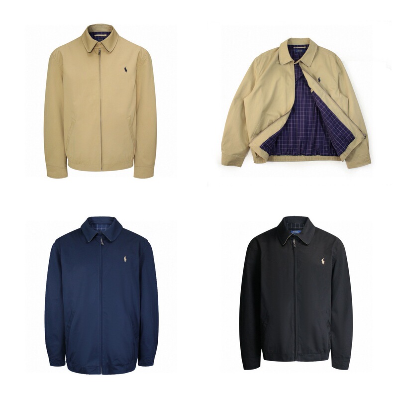 One-Piece Drop-Shipping Rl Ralph Lauren Plaid Striped Lining Turn-Down Collar American Vintage Style Old-Style Officer Jacket Cross-Border Supply One-Piece Drop-Shipping Rl Ralph Lauren Plaid Striped Lining Turn-Down Collar American Vintage Style Old-Style Officer Jacket Cross-Border Supply