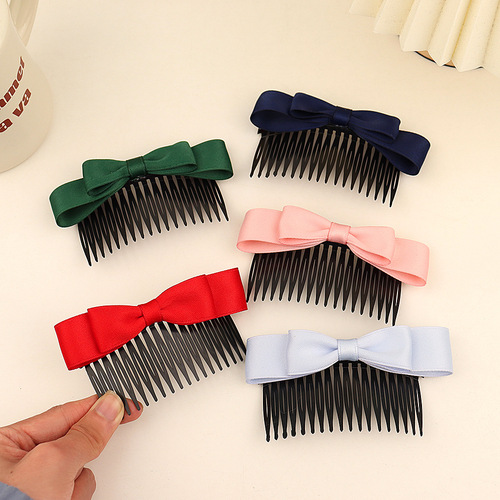 Butterfly knot hair comb hair accessories Korean bangs hair clip hairpins simple head ornaments hair clips reverse hair stick hair comb hair prong