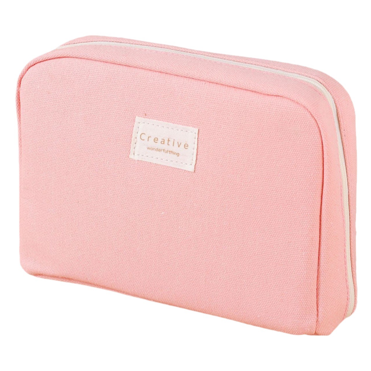 Estuche de lona de gran capacidad listo para el comienzo de la temporada escolar, estuche de lápices de almacenamiento clasificado multifuncional, bolsa de papelería simple para lápices