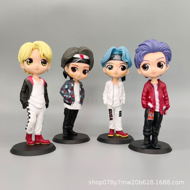 魅力的なボーイズグループBTSと同じスタイルの大きなQバージョン人形飾り、かわいい人形、車載飾り、クロスボーダー飾り|undefined