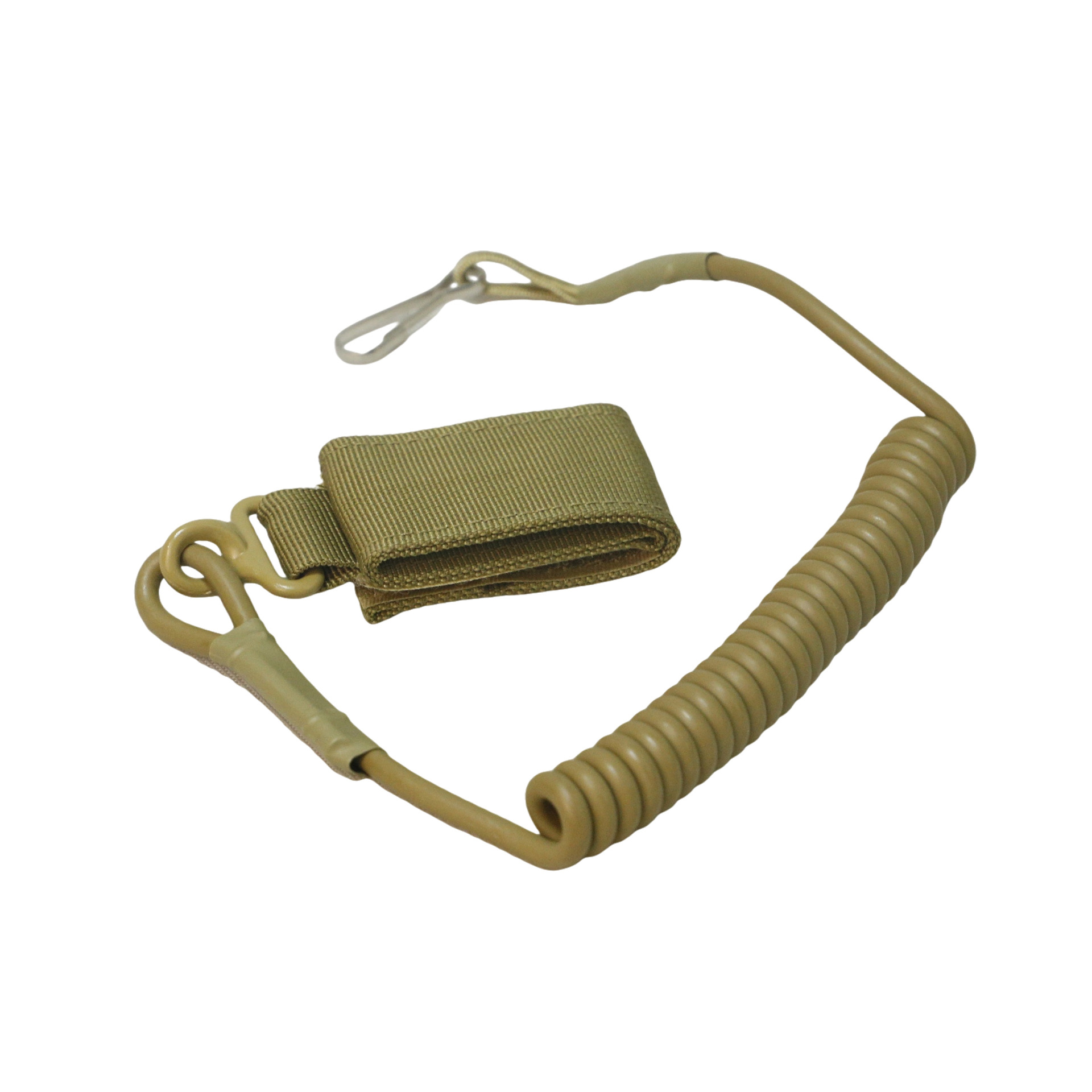 Cuerdas tácticas multifuncionales anti-perdida cuerda elástica cuerda de arma de resorte militar al aire libre cuerda elástica llavero