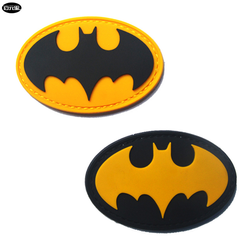 PVC蝙蝠侠 臂章魔术贴 户外背包配饰 包配用品士气章补丁