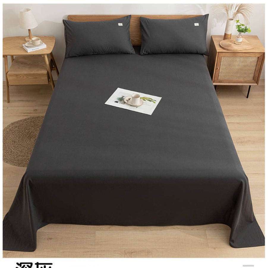 Una sábana de algodón de clase, una sola pieza, 100 edredones de algodón, funda de almohada, traje de tres piezas, dormitorio de estudiantes, individual 2025, nuevo verano