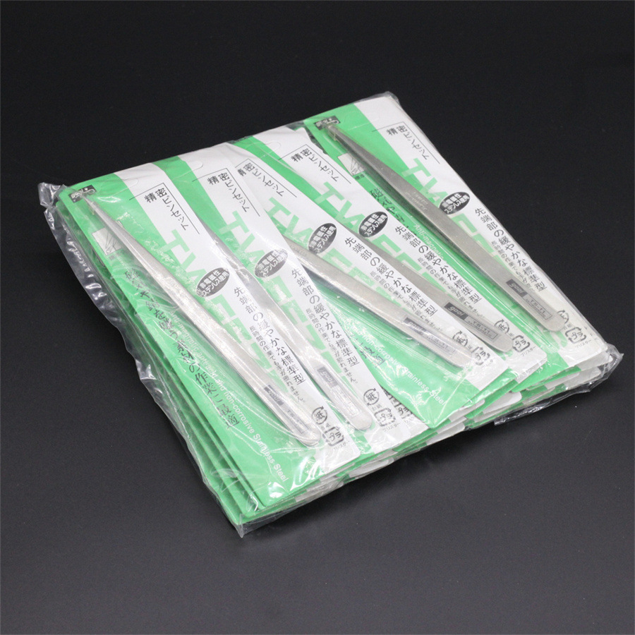 不锈钢镊子1.2厘手机维修夹子美甲手账diy手工咕卡镊子厂家批发