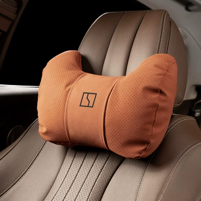 X Accessories, Headrest - horn-style-ideal-orange-extreme-krypton-headrest-set