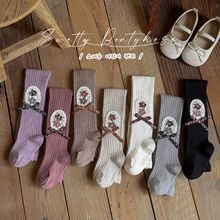 韩版儿童连裤袜大弹力女孩袜裤a类春秋小月龄宝宝连体袜纯色外穿