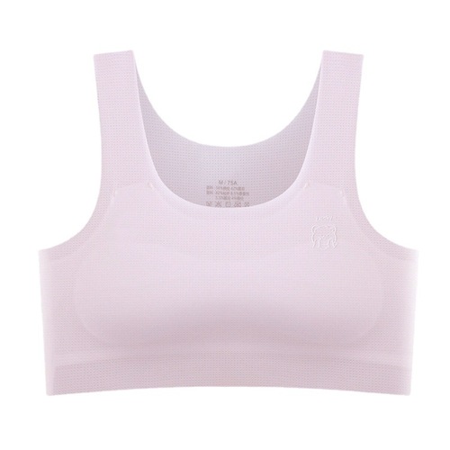 Girls, little girls, developmental period underwear, primary school students, vests, first stage, traceless, anti-bulges, children 10 years old