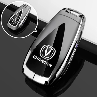 55cs35 key case univ – Car key bag - changan-b-model-4-button-piano-black-one-key-case