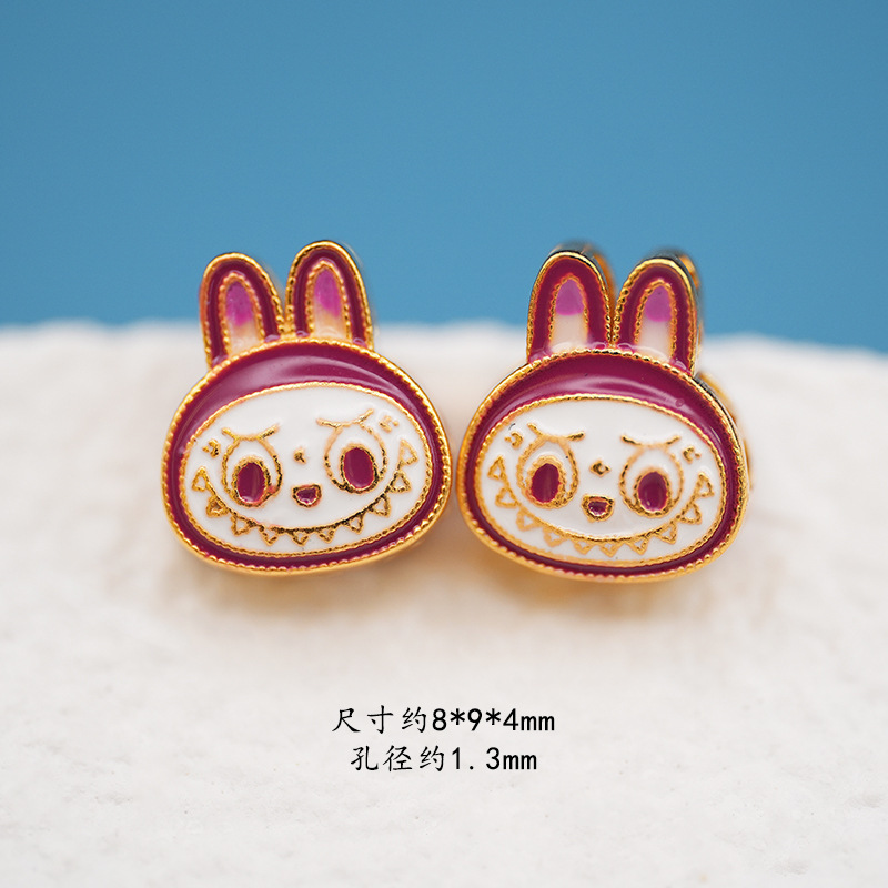 S925 シルバー新ラブブトランスファービーズかわいい小さなビーズネックレスハンドロープ diy アクセサリーアクセサリーギフト女性のための|undefined