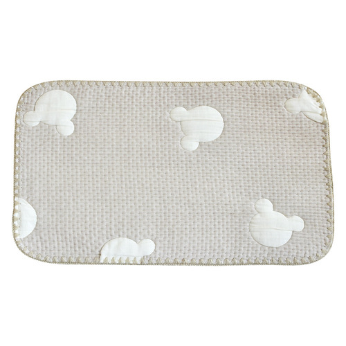 Newborn pillow, newborn baby cloud pillow, 0-1 year old baby flat pillow, pure cotton anti-vomiting pillow, universal for all seasons