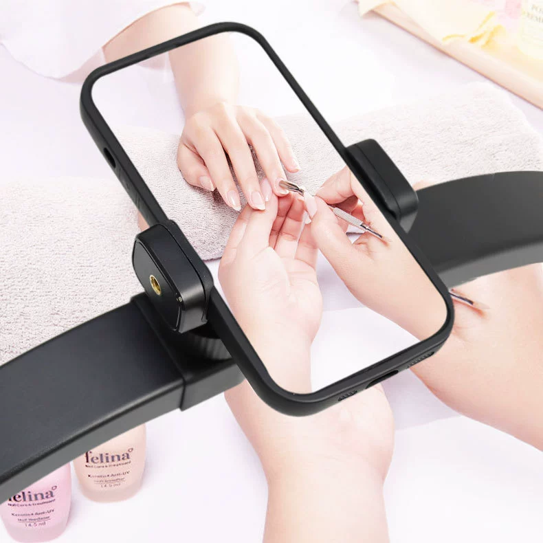 Foldable Half-Moon LED Fill Light, salon manicure & eyelash, U-shaped, small/large sizes