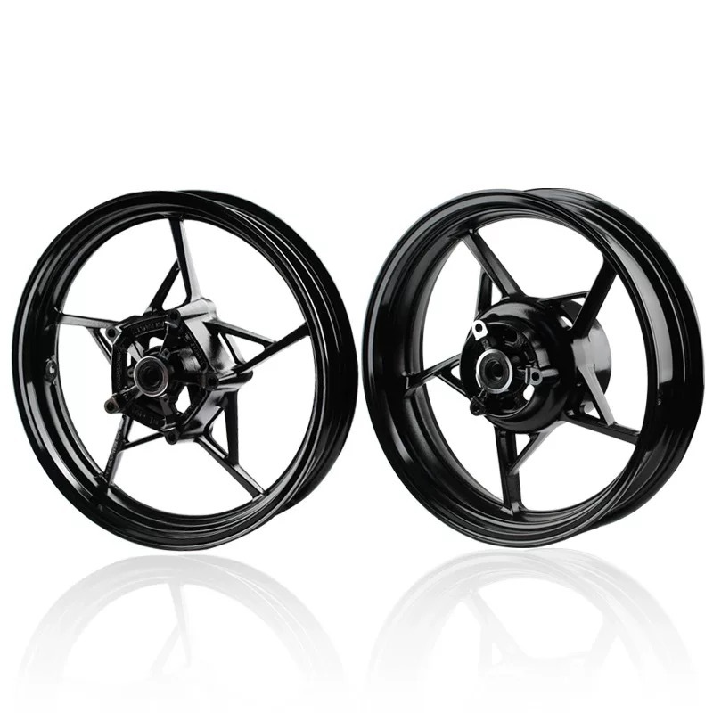 Suitable for Motorcycle Kawasaki Ninja500 Ninja 500 Z500 Front and Rear Hub Assembly Rim Steel Ring