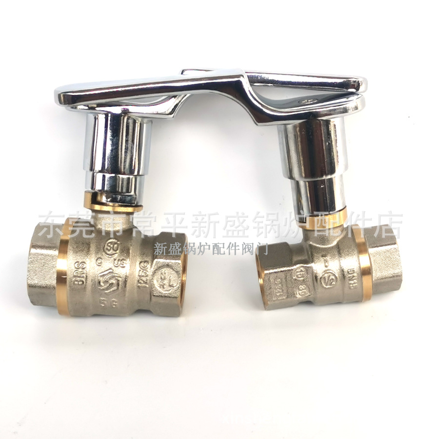 裕富宝佰菲海鲜蒸柜燃气球阀炒炉煤气球阀国产主气阀4分6分耐腐