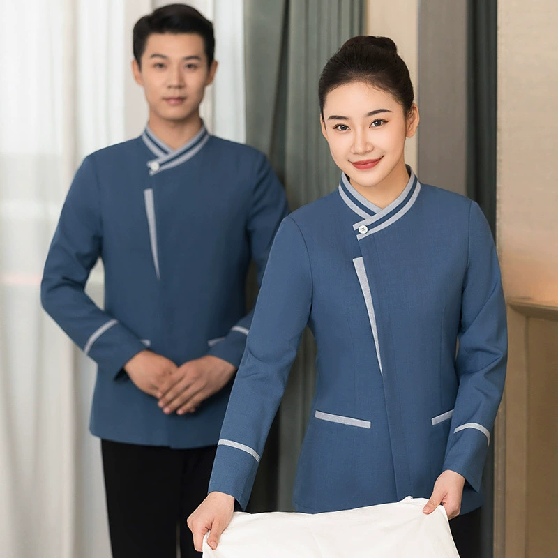 Бегуны чистящие комбинезоны с длинным рукавом Женская Осень отель гостевая комната Жилая недвижимость костюм тетки уборщика