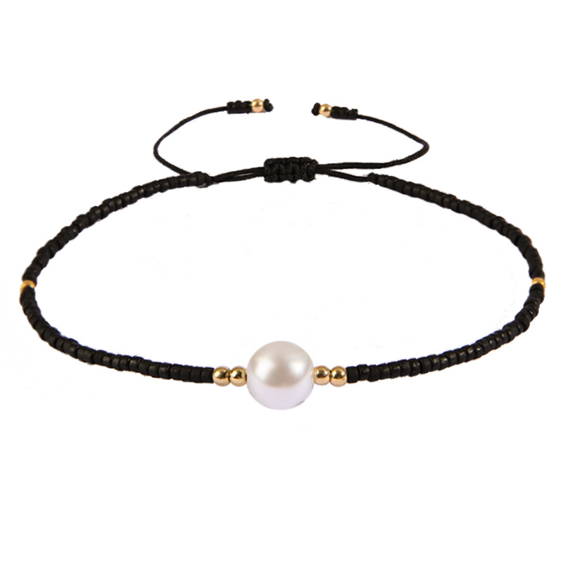 1 Piece Fashion Round Beaded Pearl Womenu0027S Bracelets