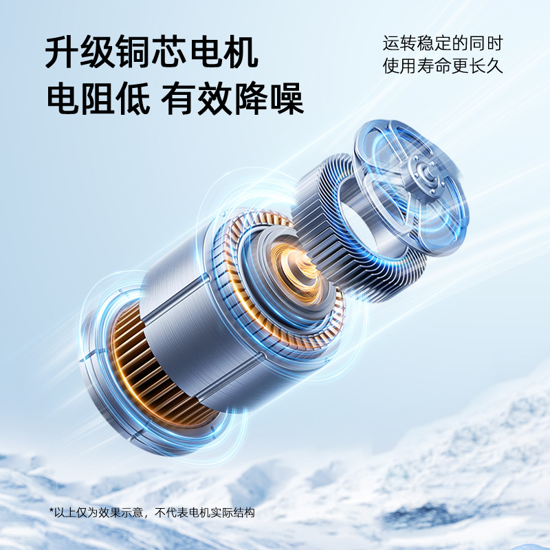 Ventilador de techo pequeño Chigo, sonido ligero, fuerza de viento fuerte, temporizador remoto, mini ventilador eléctrico pequeño, mini ventilador eléctrico no silencioso