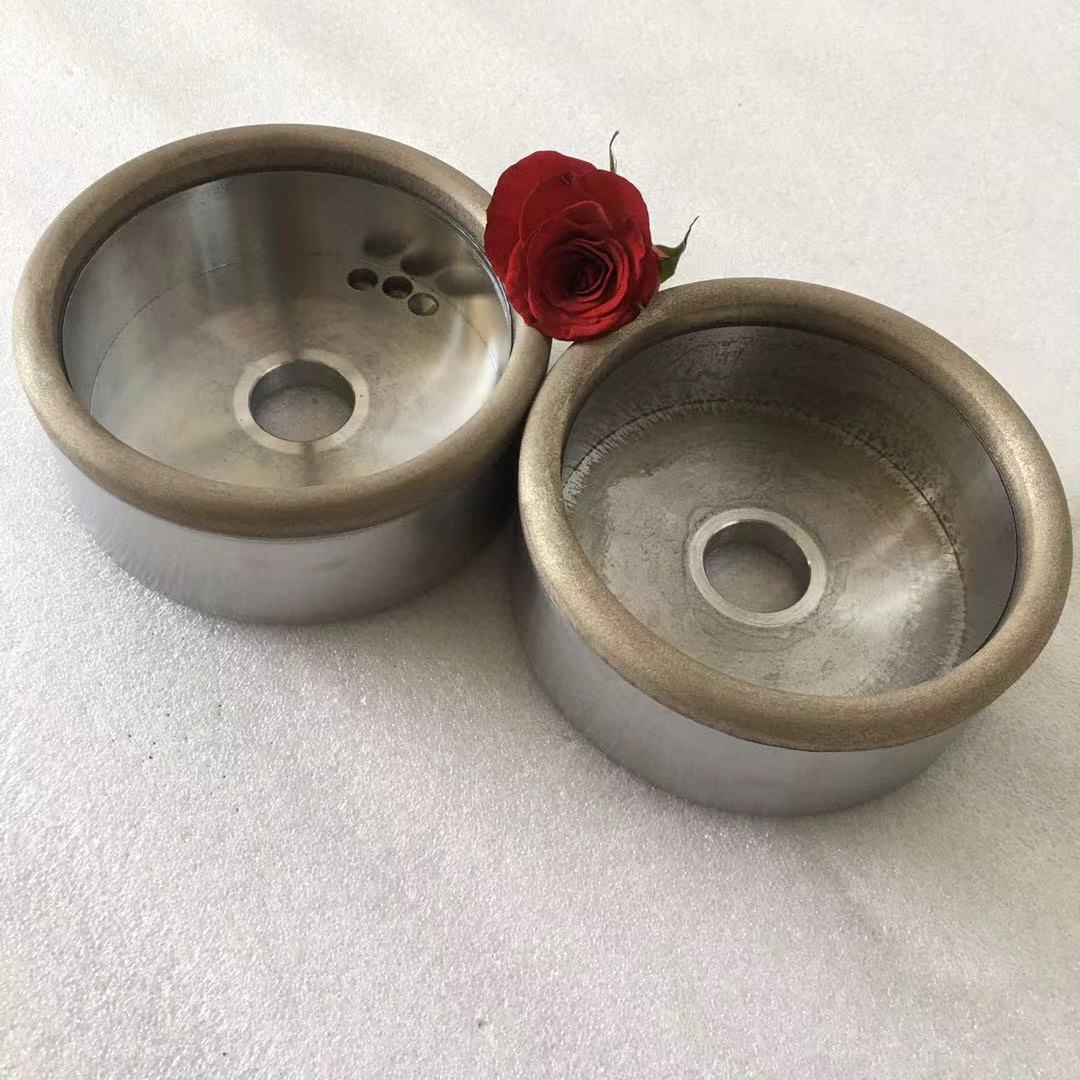 科美 青铜烧结金刚石磨头带圆弧砂轮 氧化铝氧化锆陶瓷玻璃杯口用