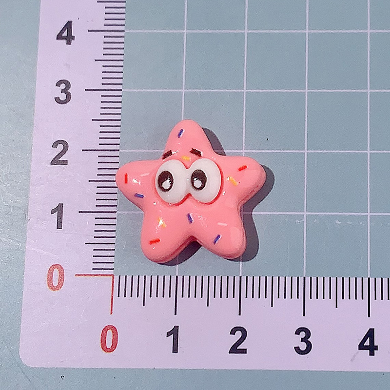 Nuevos accesorios de resina de serie de dibujos animados Happy Dog DIY decoración de cabello pegamento crema agujero de caja de teléfono móvil agujero material de colgante de hebilla