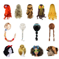 兒童髮飾假髮公主連衣裙配飾蓬蓬裙配件一件代發