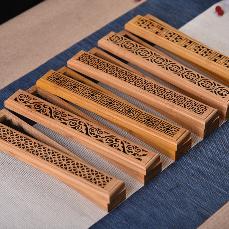 線香盒香盒臥香爐檀香爐焚香爐家用茶道香薰臥香盒廠家批發速賣通