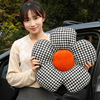 Net Red Trinolen car waist back waist cushion office car seat seat head pillow waist pillow flower cushion ladies