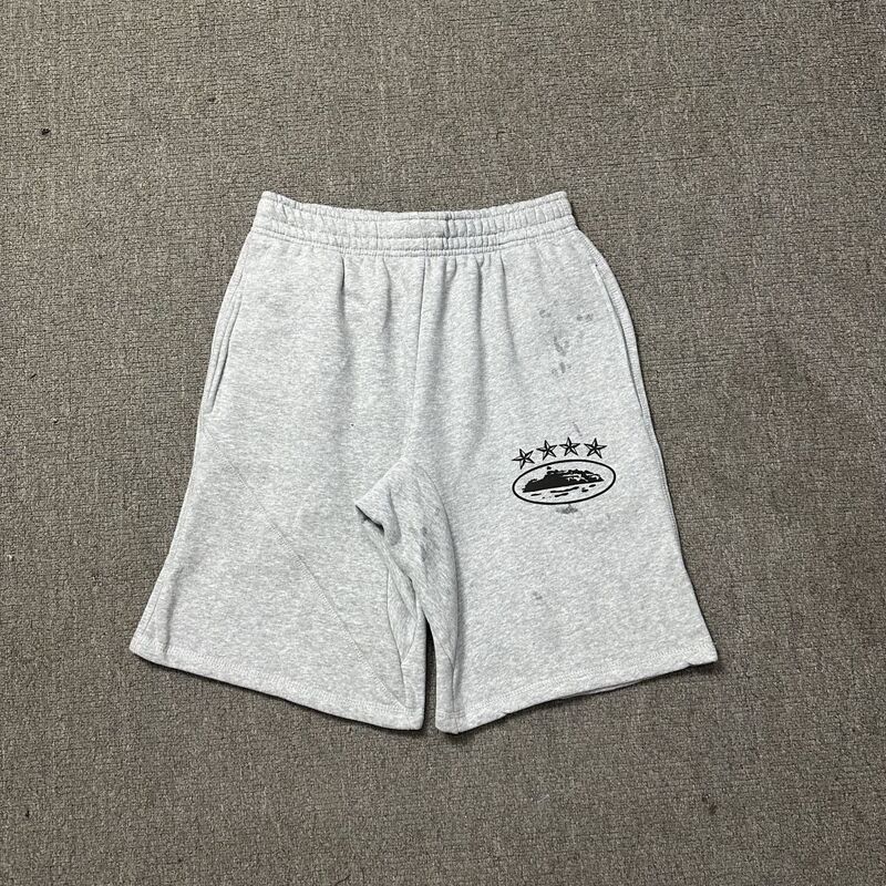 Corteiz クラシックフォートモービルプリント夏の新しいストリートルーズカジュアルトレンディなヒップホップパンツ男性と女性用|undefined