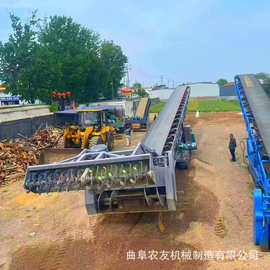 砂石刮板取料机视频 煤炭沙子扒渣机图片 液压旋耕扒料皮带输送机